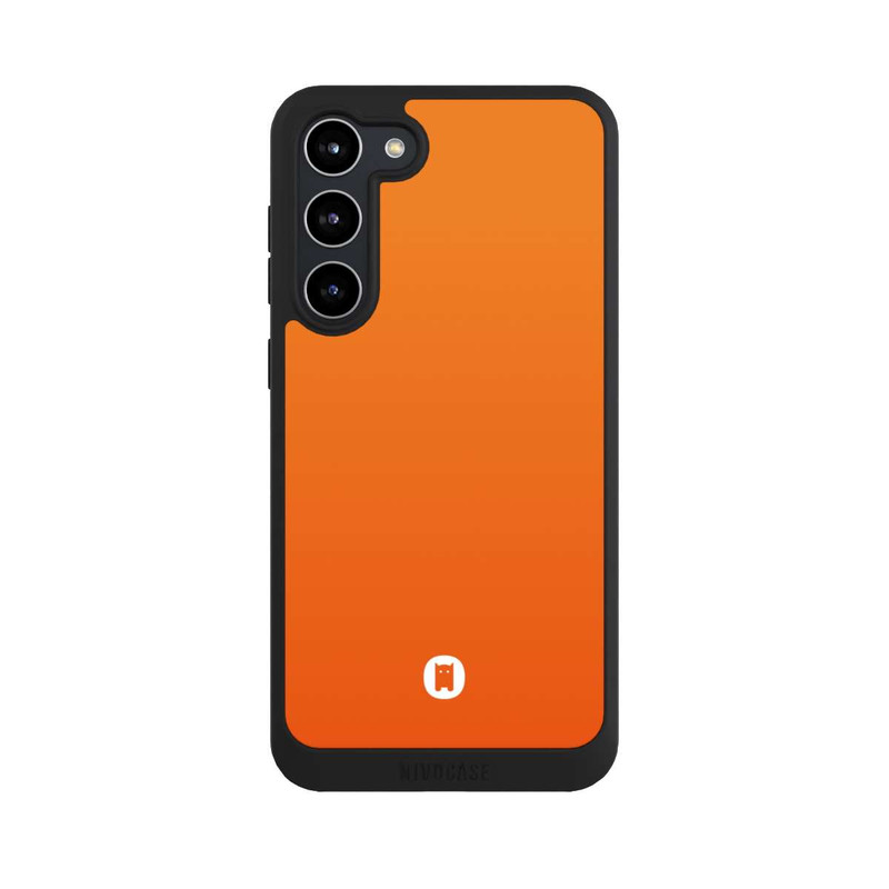 Galaxy S23 + NIVOpure Nivocase Farbverlauf Orange Gelb