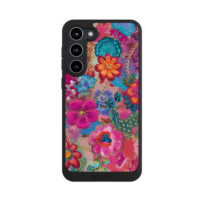 Galaxy S23 + NIVOpure Patchwork Blumen Mit KI