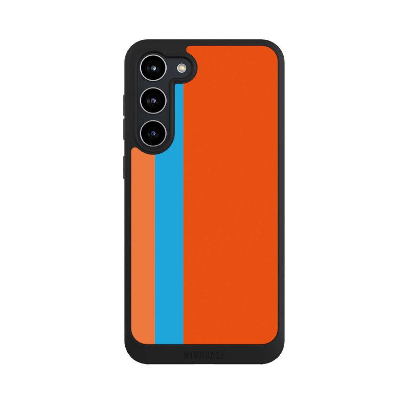 Galaxy S23 + NIVOpure Streifen Orange Blau