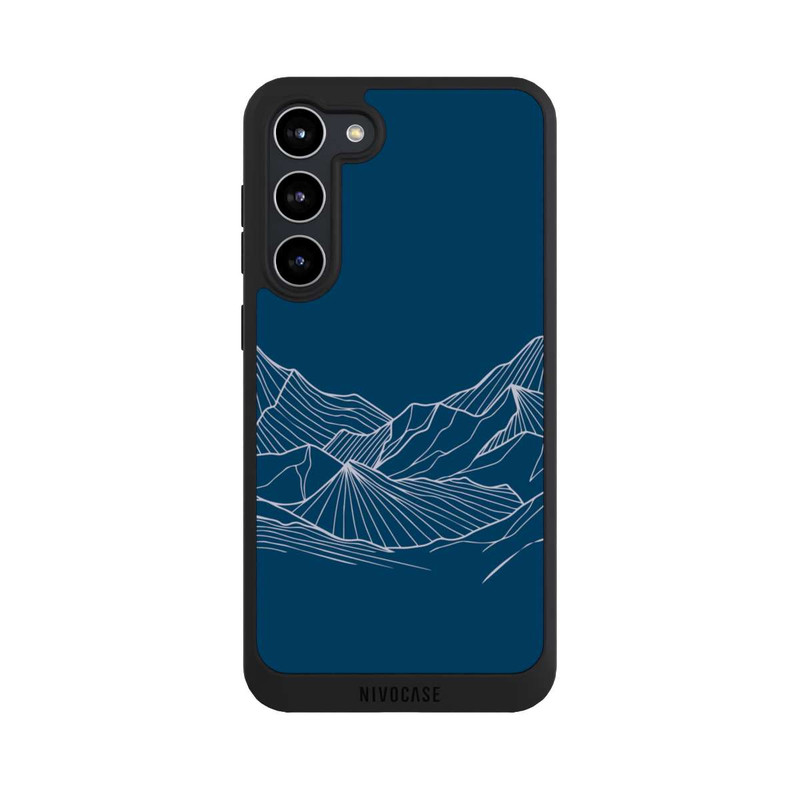 Galaxy S23 + NIVOpure Blue Mountain Contour Lines
