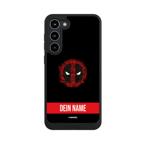 Samsung Galaxy S23+ NIVOpure Deadpool Logo Personalisierbar