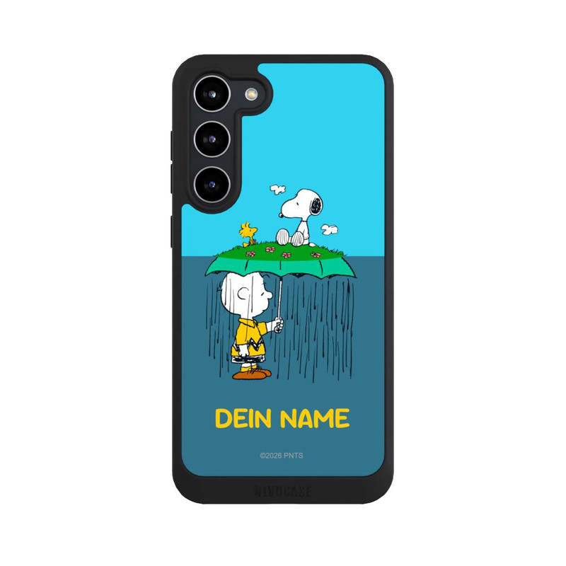 Galaxy S23 + NIVOpure Charlie Brown Regen Personalisierbar