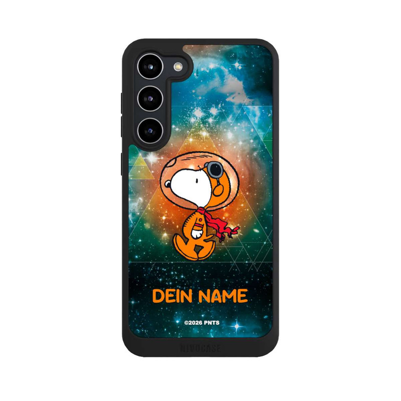 Galaxy S23 + NIVOpure Snoopy Weltraumreisender Personalisierbar
