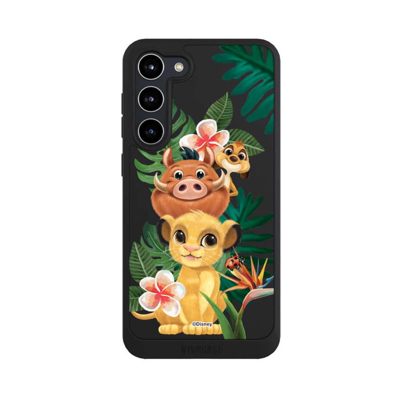 Galaxy S23 + NIVOpure König der Löwen Simba und Freunde Transparent