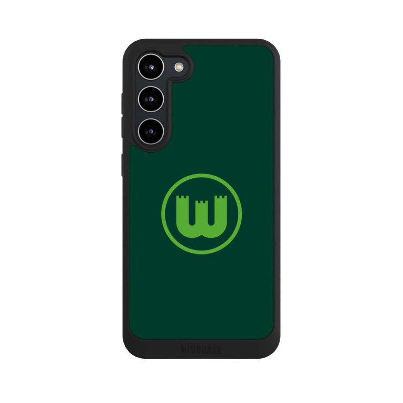 Galaxy S23 + NIVOpure VfL Wolfsburg Zinnenwappen Dunkelgrün