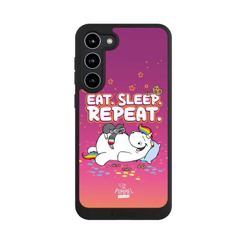 Galaxy S23 + NIVOpure Pummel Eat Sleep Repeat