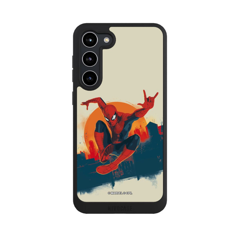 Galaxy S23 + NIVOpure Spider-Man Hero Force beige