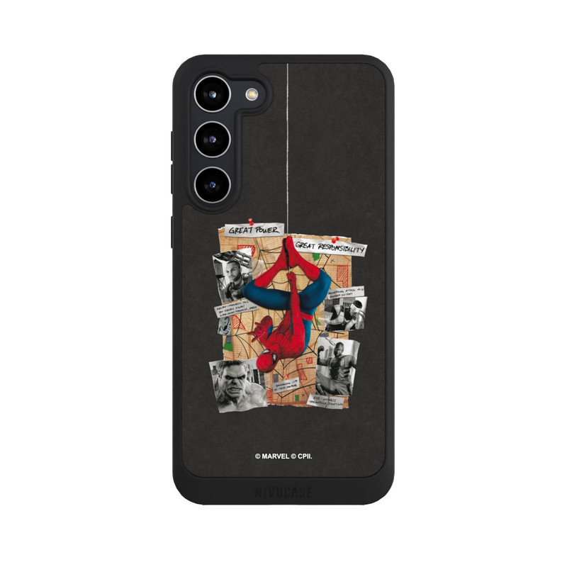 Galaxy S23 + NIVOpure Spider-Man Investigation Board