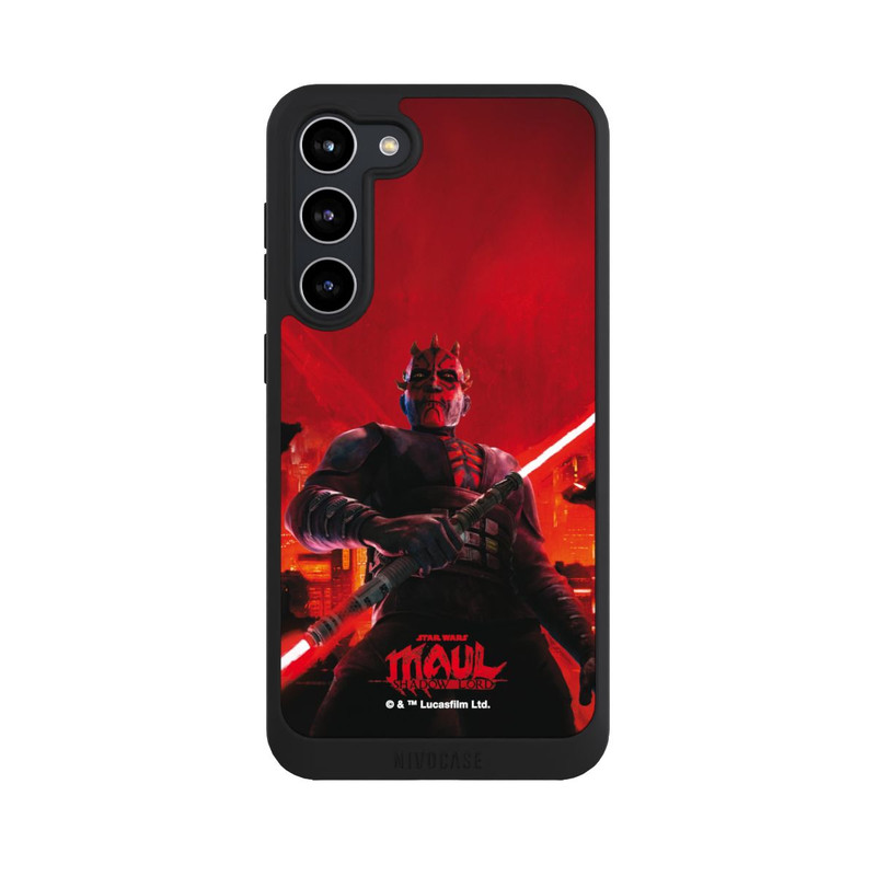 Galaxy S23 + NIVOpure Dark Maul avec un Sabre Laser