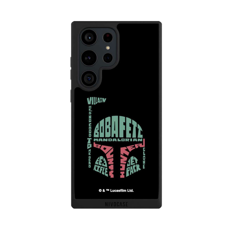 Galaxy S23 Ultra NIVOpure Boba Fett Typo Graphique