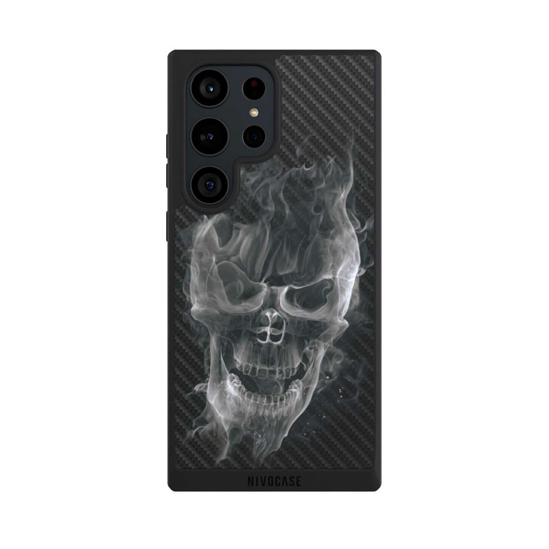 Galaxy S23 Ultra NIVOpure Smoke Skull Carbon