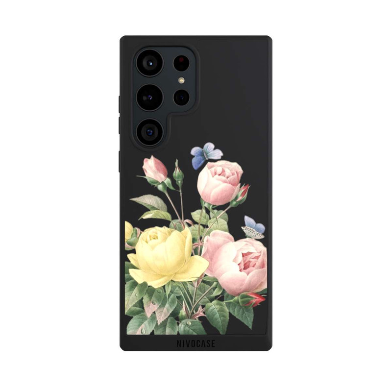 Galaxy S23 Ultra NIVOpure Pastel Roses transparent