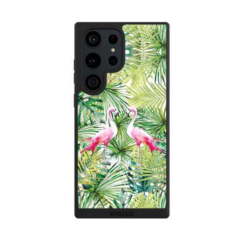 Samsung Galaxy S23 Ultra NIVOpure Palmen Flamingo