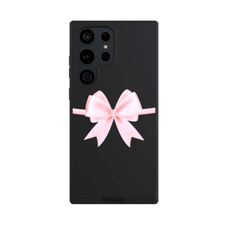 Galaxy S23 Ultra NIVOpure Pink Bow transparent