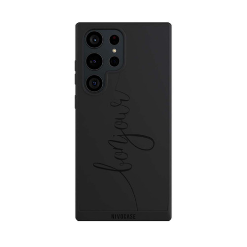 Samsung Galaxy S23 Ultra NIVOpure Bonjour Schwarz ohne Hintergrund