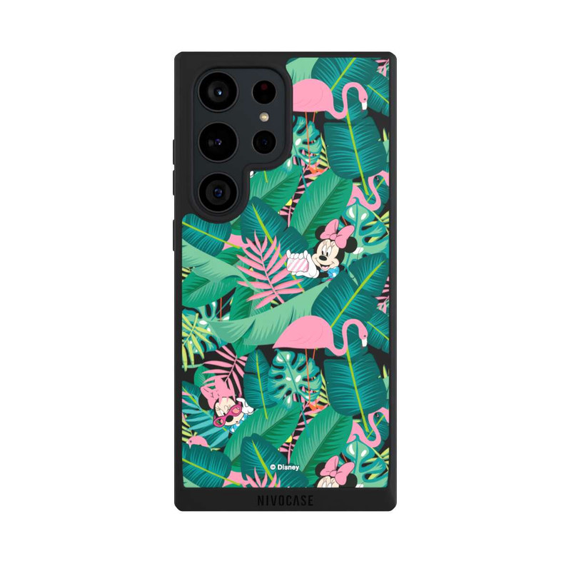 Galaxy S23 Ultra NIVOpure Minnie Été Feuilles de Palmier sans Fond