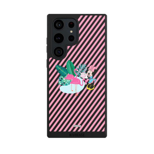 Samsung Galaxy S23 Ultra NIVOpure Minnie Flamant Rose sans Fond
