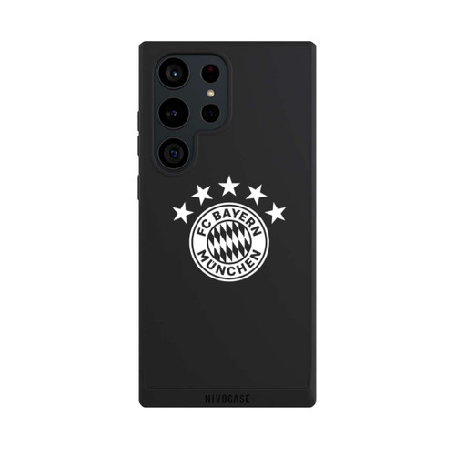 Samsung Galaxy S23 Ultra NIVOpure FCB Logo Einfarbig mit Sternen - ohne Hintergrund