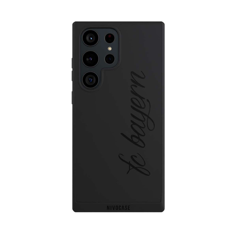Galaxy S23 Ultra NIVOpure Black FCB Girlmotiv - transparent
