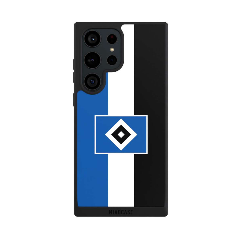 Galaxy S23 Ultra NIVOpure HSV Streifen - Blau-Weiß-Schwarz