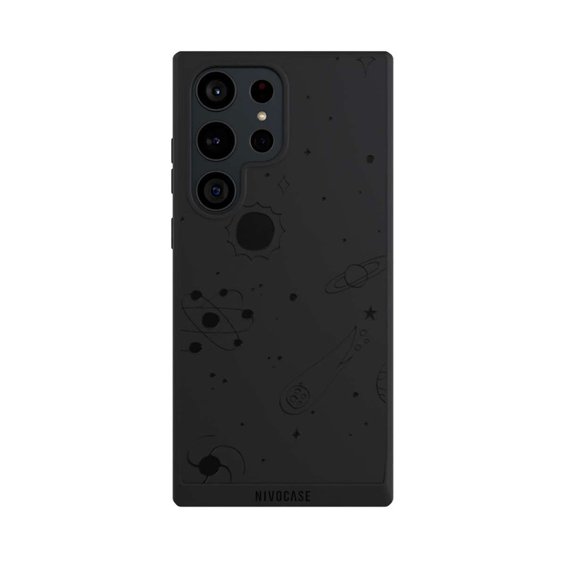 Galaxy S23 Ultra NIVOpure Black Galaxy transparent