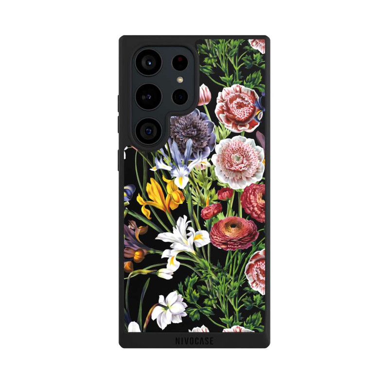Galaxy S23 Ultra NIVOpure Motif de fleurs anciennes