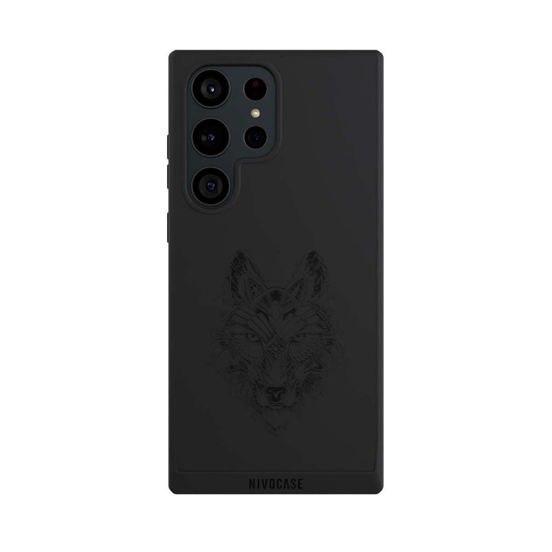 Galaxy S23 Ultra NIVOpure Wolf mandala transparent