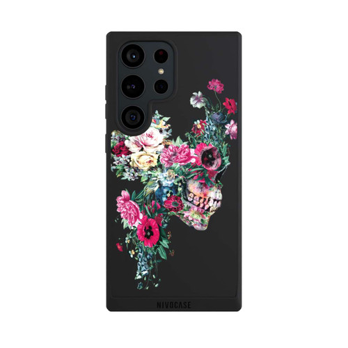 Samsung Galaxy S23 Ultra NIVOpure Flower Skull transparent