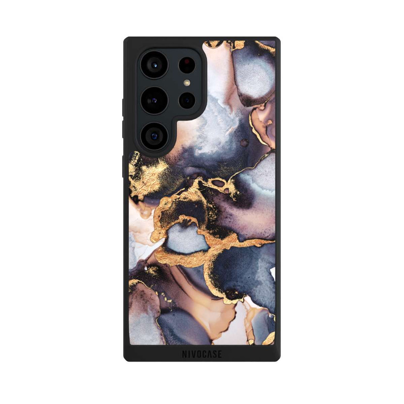 Galaxy S23 Ultra NIVOpure Impression Dreamy Ink Gris Or