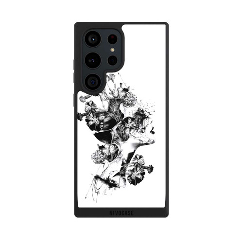 Samsung Galaxy S23 Ultra NIVOpure Broken Black/White