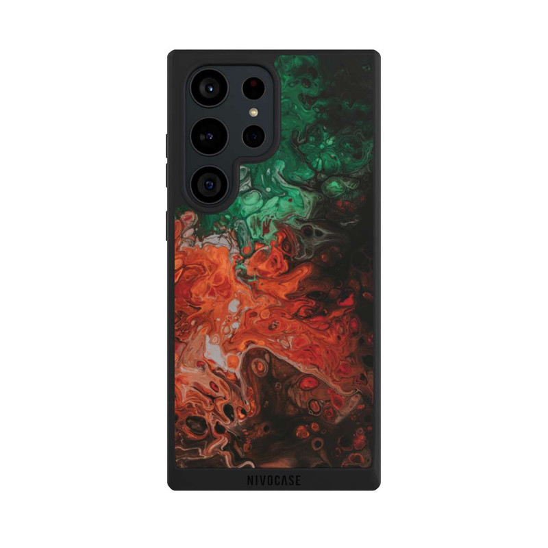 Galaxy S23 Ultra NIVOpure Bunte Öltextur