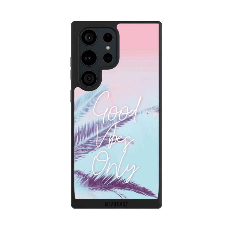 Galaxy S23 Ultra NIVOpure Palmen-Sonnenuntergang