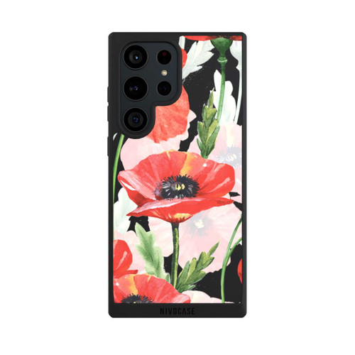 Samsung Galaxy S23 Ultra NIVOpure Üppige Mohnblüten Wiese