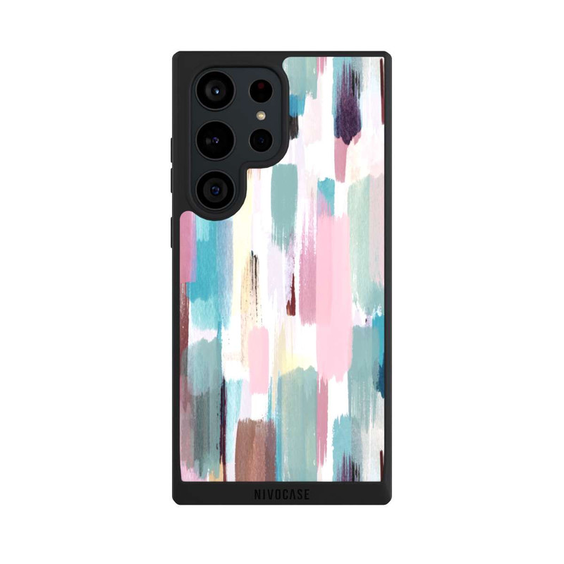 Galaxy S23 Ultra NIVOpure Abstrakte Pinselstriche in Pastelltönen