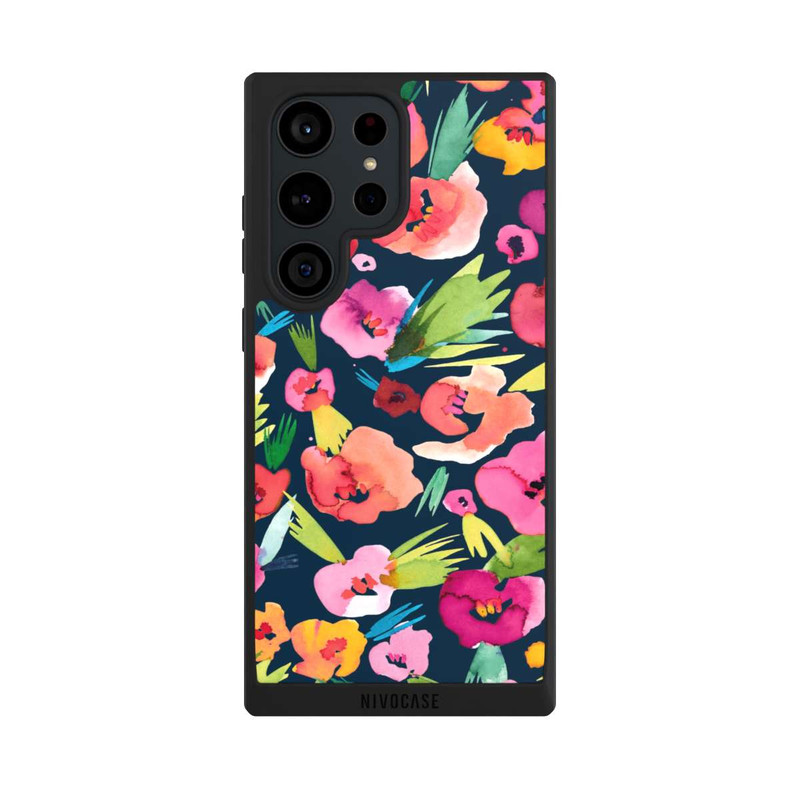 Galaxy S23 Ultra NIVOpure tropische Blumen aquarell