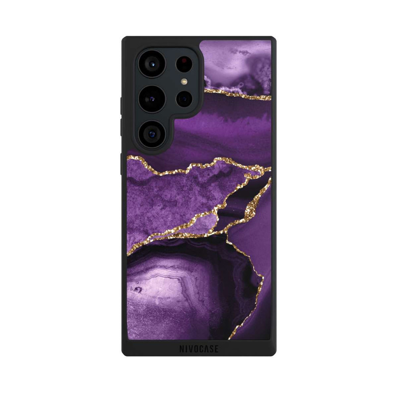 Galaxy S23 Ultra NIVOpure Marbre Violet Paysage