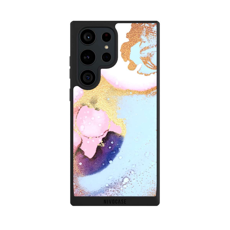 Galaxy S23 Ultra NIVOpure Pastel Glamour Ink Texture