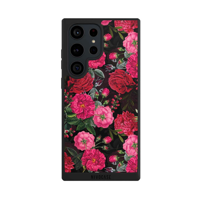 Galaxy S23 Ultra NIVOpure Pink und Rote Blumen
