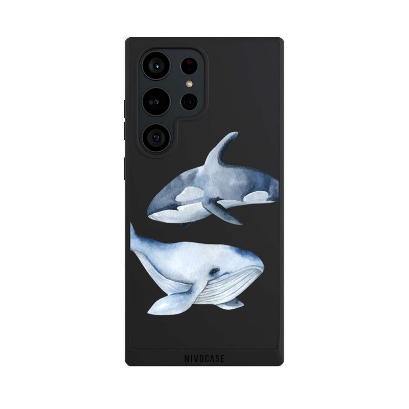 Galaxy S23 Ultra NIVOpure Whales transparent