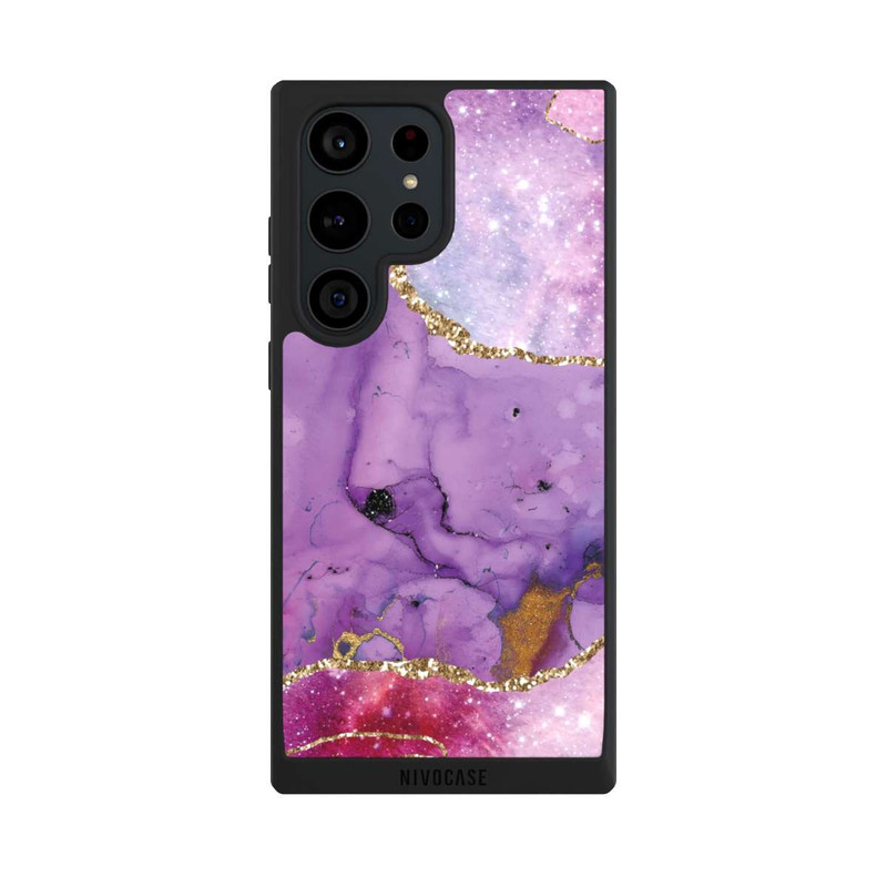 Galaxy S23 Ultra NIVOpure Marbre glamour galaxie violet