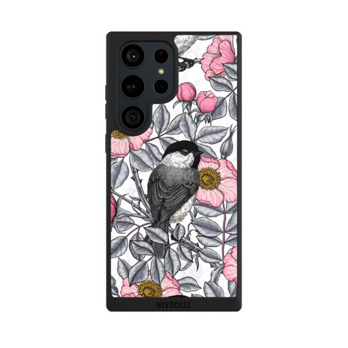 Samsung Galaxy S23 Ultra NIVOpure Chickadees and Wild Rose