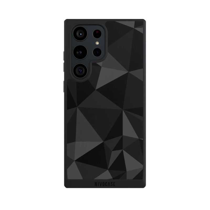 Galaxy S23 Ultra NIVOpure Polygon Pattern Black
