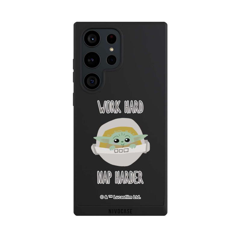 Galaxy S23 Ultra NIVOpure The Child Work Hard Nap Harder Transparent