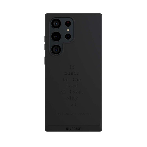 Samsung Galaxy S23 Ultra NIVOpure Shakespeare Music Food Transparent