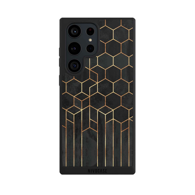 Galaxy S23 Ultra NIVOpure Black Hexagons