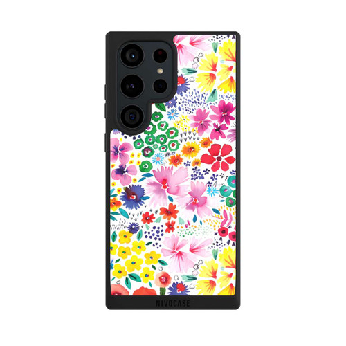 Samsung Galaxy S23 Ultra NIVOpure Kunstvolle kleine Frühlingsblumen