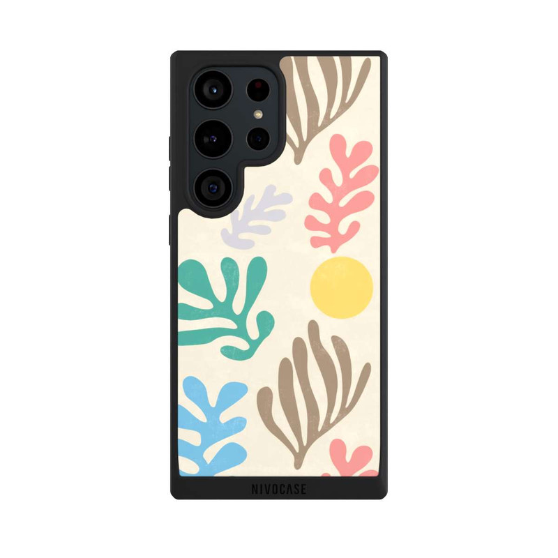 Galaxy S23 Ultra NIVOpure Blätter im modernen Matisse-Stil