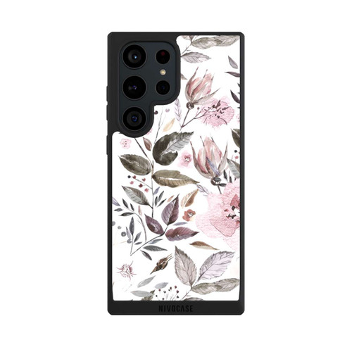 Samsung Galaxy S23 Ultra NIVOpure Aquarell braune Rosenblüten