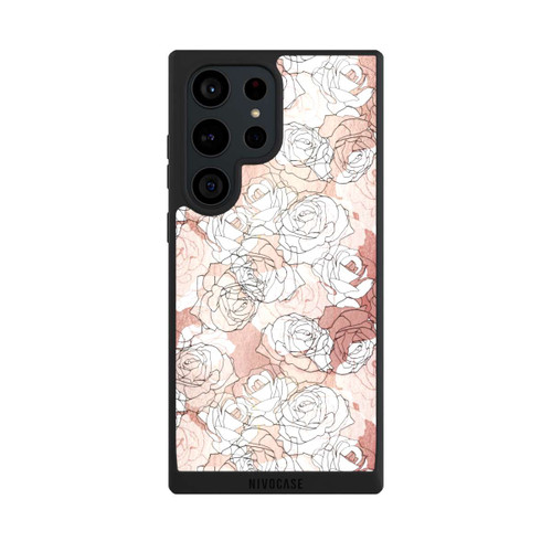 Samsung Galaxy S23 Ultra NIVOpure Blooming Roses Line Art