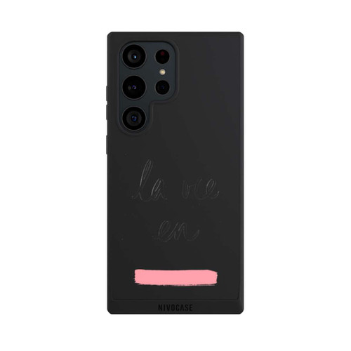 Samsung Galaxy S23 Ultra NIVOpure La vie en Rosa Transparent